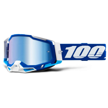 100% RACECRAFT2 Crossbrille verspiegelt - Blue