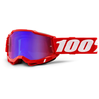 100% ACCURI2 Crossbrille verspiegelt - Red