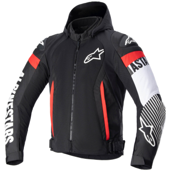 Alpinestars ZACA AIR Herren Sportjacke aus Textil - schwarz weiss rot